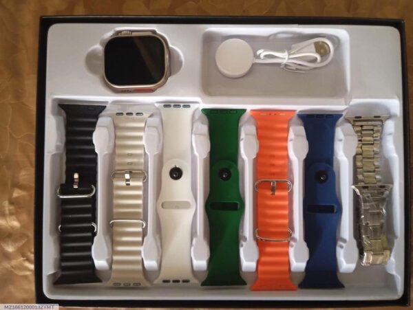 Smart Watch with 7 Wristbands - Image 3