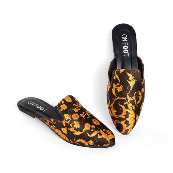 Women's Fabric Fancy Mules - Image 5