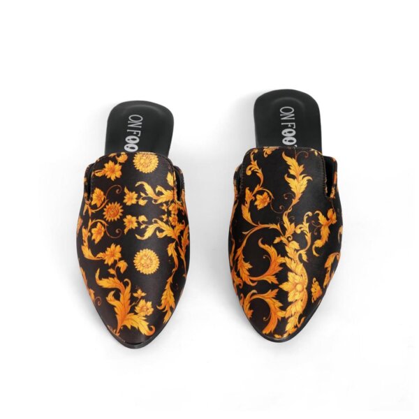 Women's Fabric Fancy Mules - Image 4