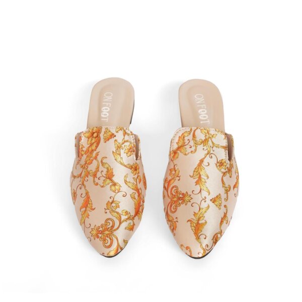 Women's Fabric Fancy Mules - Image 4