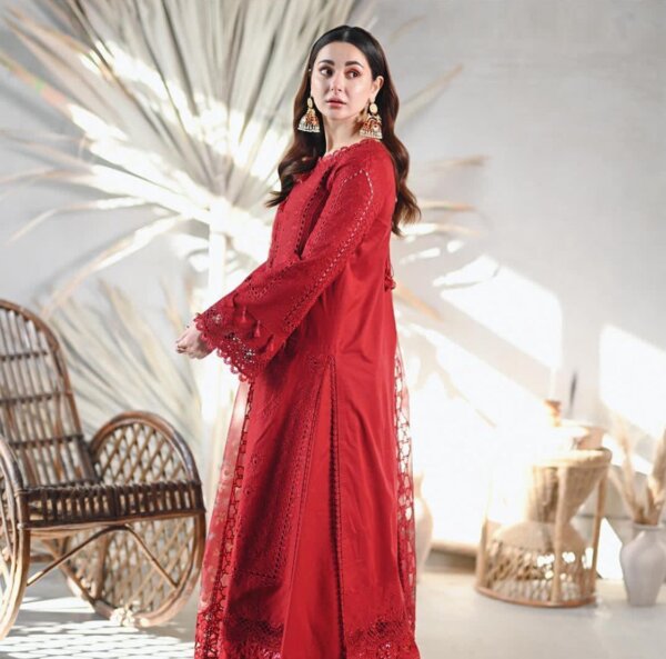 Women Unstitched 3pc Lawn Collection - Image 3