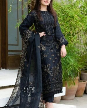 Daneer Unstitched 3 Pc Collection