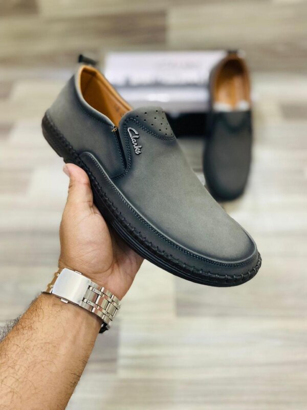 Men's Beige Rexine Formal Loafers - Image 2