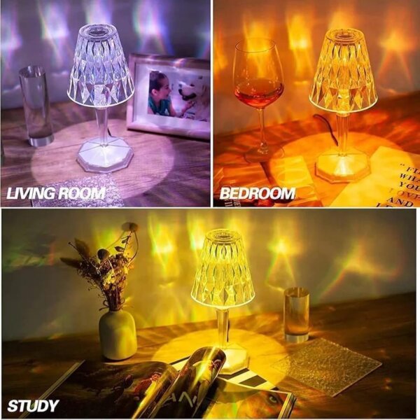 Rechargeable Table Lamp - 5 Watts LED Lighting - Image 2