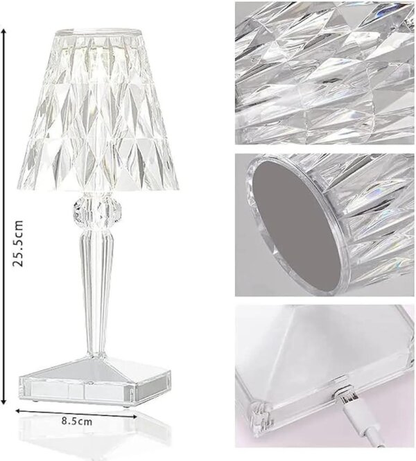 Rechargeable Table Lamp - 5 Watts LED Lighting - Image 3