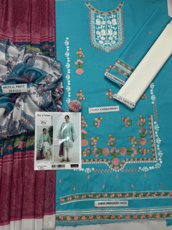 Plain trouser included in 3PC set