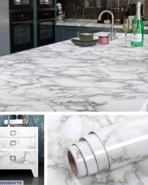 DIY Design Wall Marble Sheet - 1 Pc Self-Adhesive Decor