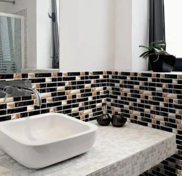 100 Pcs Self Adhesive Wall Tile Sticker - Image 4