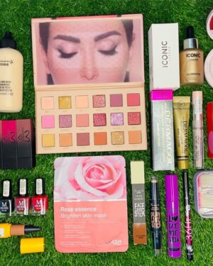 Mega Sale – 24-in-1 Full Makeup Bundle with Up to 35% OFF | Huda Beauty, Miss Rose, Benefit & More