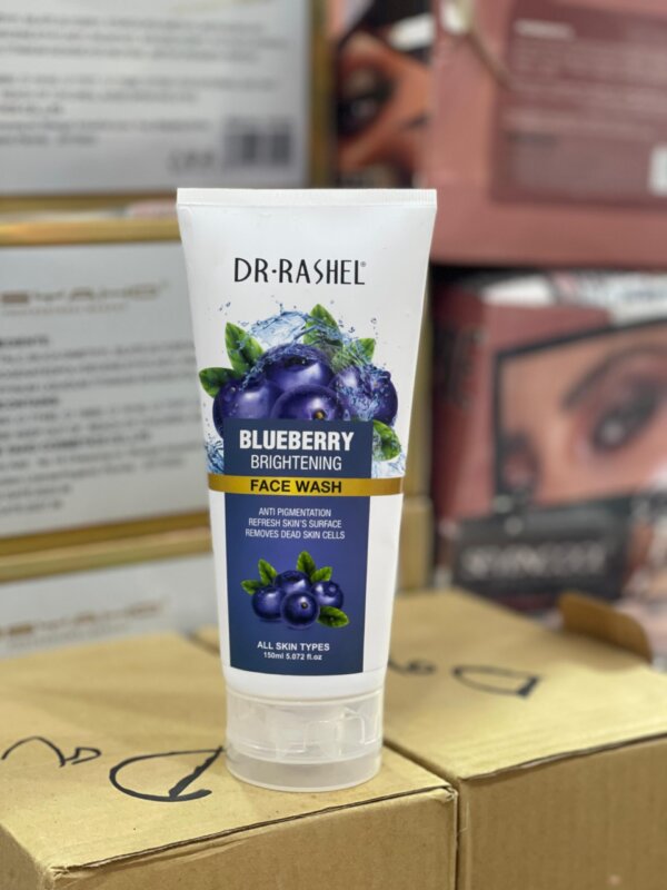 Dr. Rashel Blueberry Brightening Face Wash – For All Skin Types | Daily Glow & Deep Cleanser