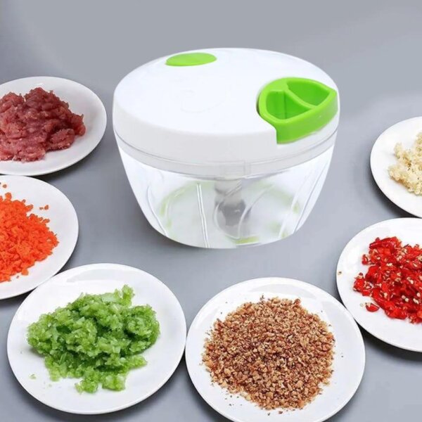 Affordable Manual Food Chopper - 1 Pc Easy to Use & BPA-Free - Image 2