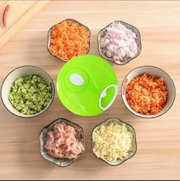 Affordable Manual Food Chopper - 1 Pc Easy to Use & BPA-Free - Image 7