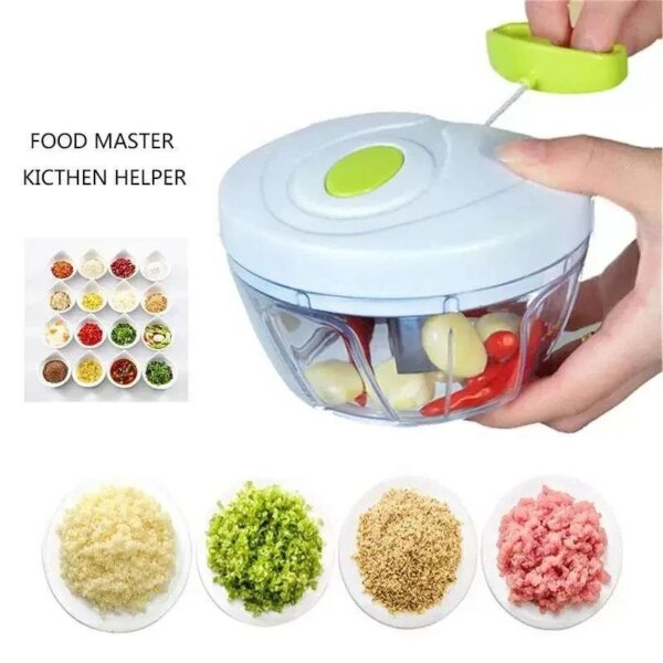 Affordable Manual Food Chopper - 1 Pc Easy to Use & BPA-Free - Image 5