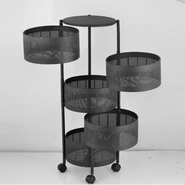 5 Layered Rotatable Fruit Basket - Image 4