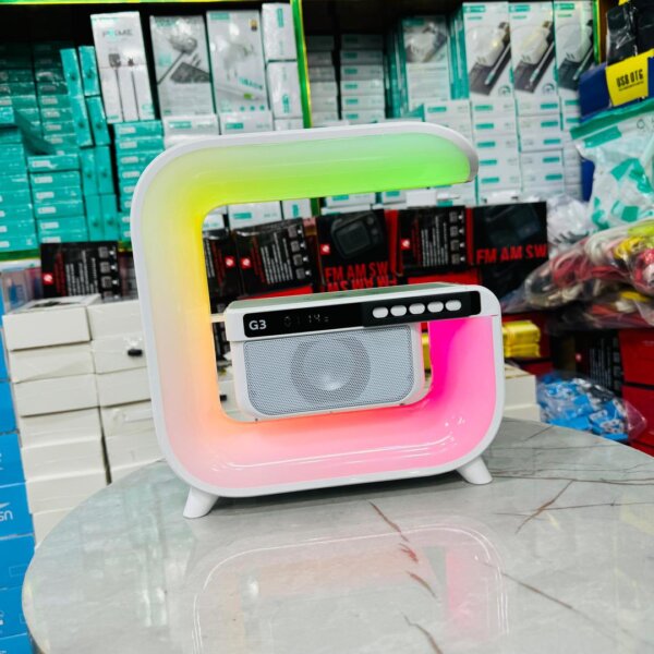 LED Wireless Speaker& Wireless Charger For Mobile - Image 2