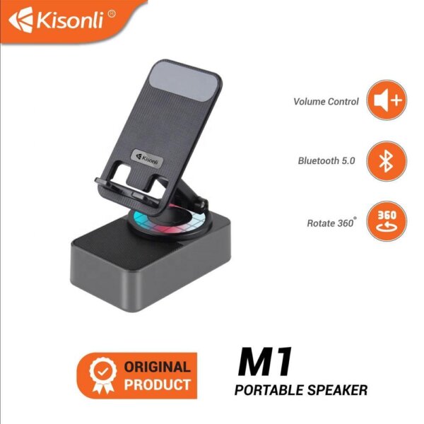 Bluetooth Speaker With Mobile Holder - Image 2