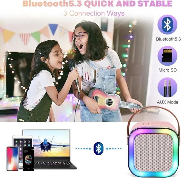 2 Pcs Portable LED Wireless Speakers - Image 7