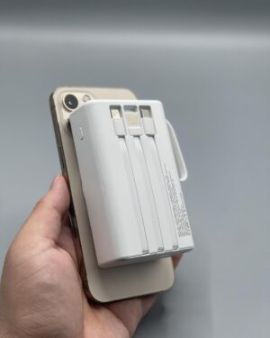 Powerbank With 4 Charging cables