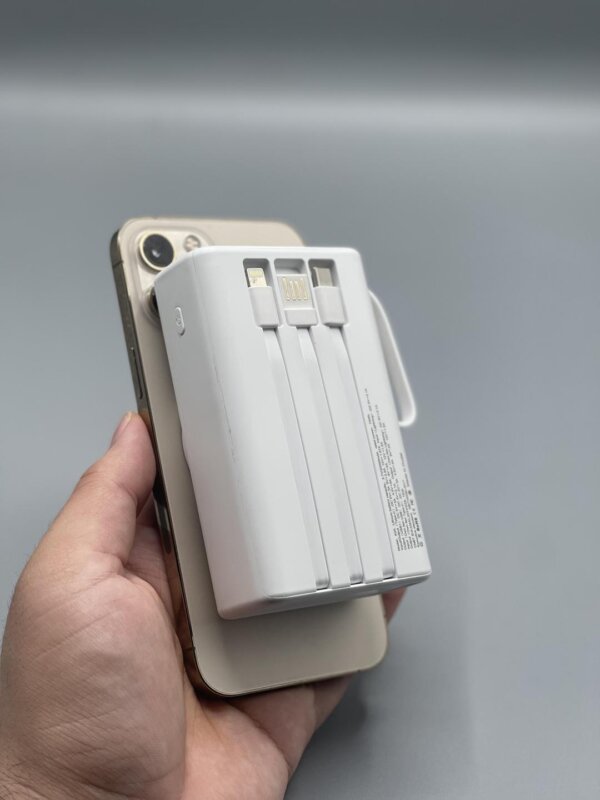 Powerbank With 4 Charging cables