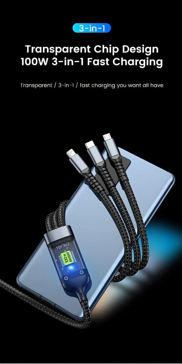 3 in 1 Charging Cable - Image 3