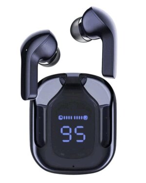Black Noise-Cancelling Earbuds