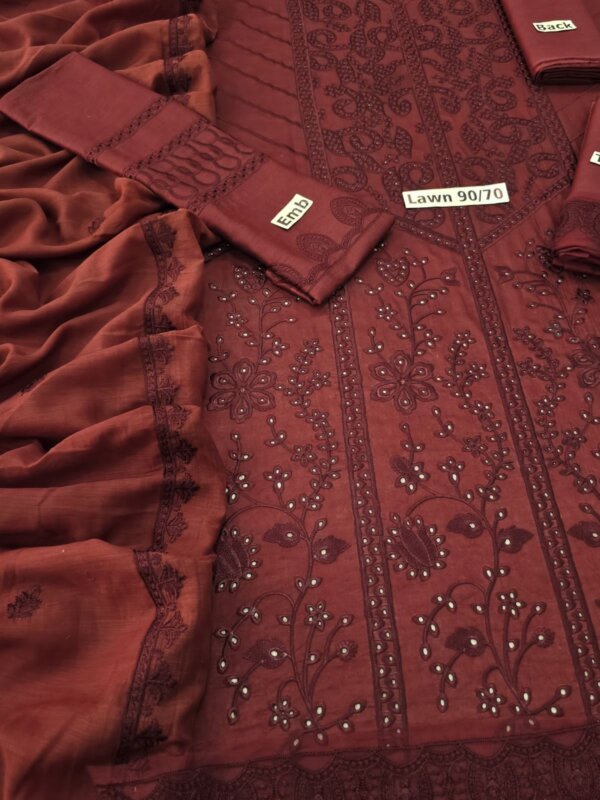 Women's Unstitched Summer Lawn Collection - Image 2